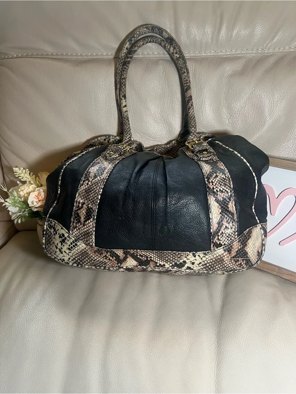 Fortuna Valentino Large Satchel Bag